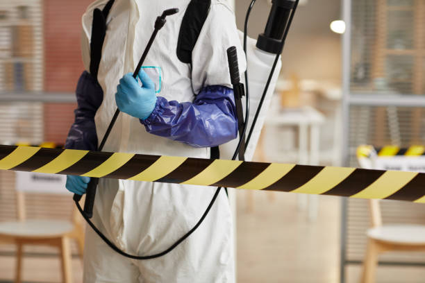 Professional Biohazard Cleanup technician working in Corinne, UT